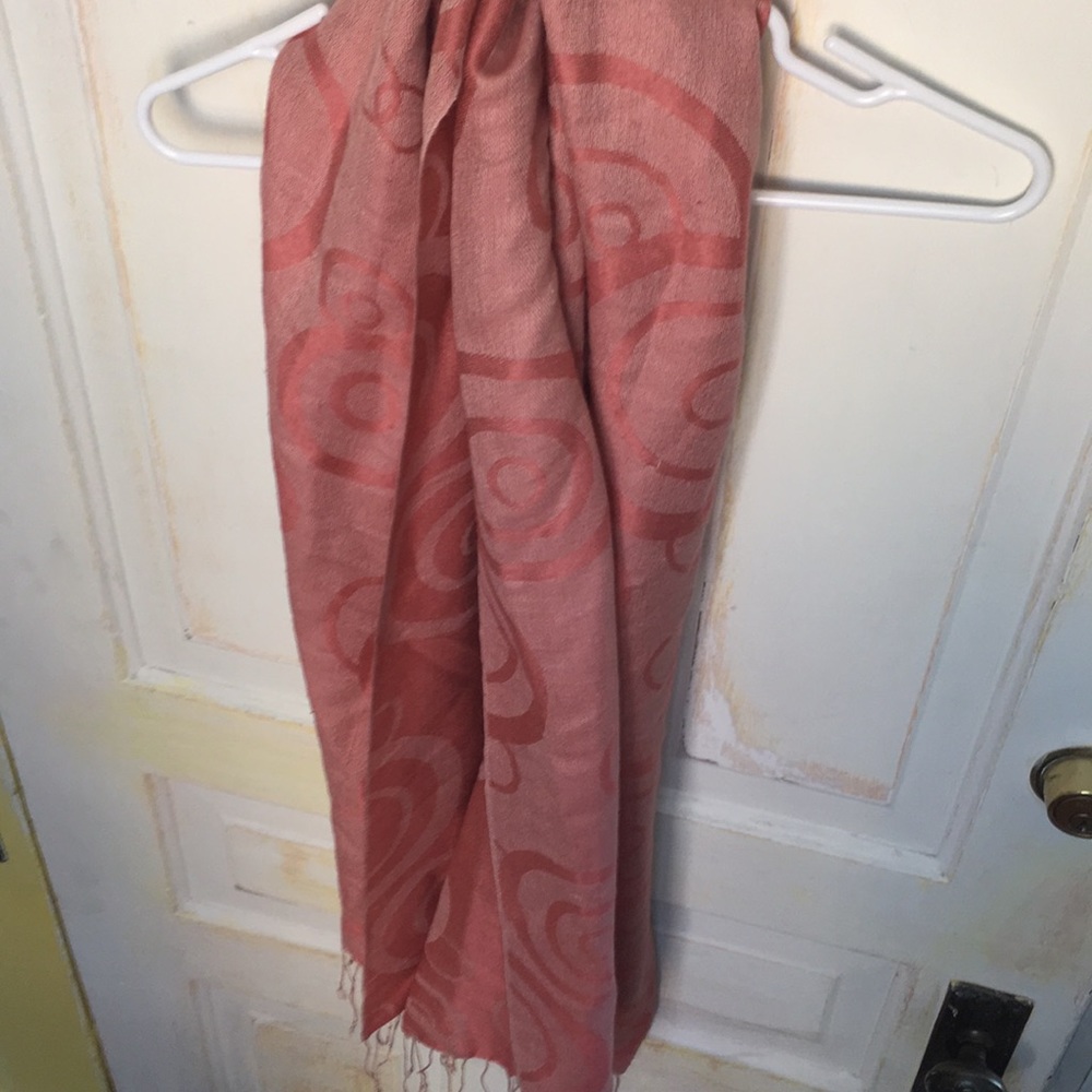 Pink Circle Scarf